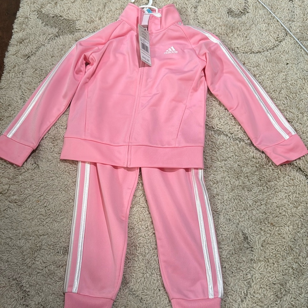 adidas Kids Pink Matching Set